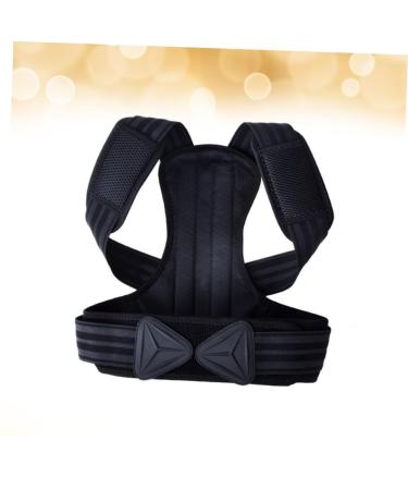 Posture Brace for Men & Women | Adjustable Posture Support for Teens | Universal Fit - 1pc Black - Buy Online on GoSupps.com