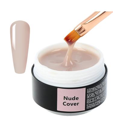 Sincero salon assembly gel for Geln gel - Nude cover - UV gel for nail extension and modeling - nail art gel nail - acrylic gel for nails - color gel for gel nails - sealing gel - 50 ml 50 ml (1 Pack) Nude cover