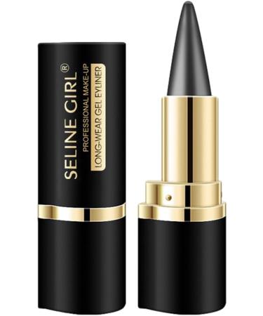 Black Eyeliner Gel - Cream Eyeliner Tool Smudge Proof - Waterproof Matte Black Eye-Liner Pencil Quick Drying Eyeliner Gel Stick for Girls Women - Buy Online on GoSupps.com