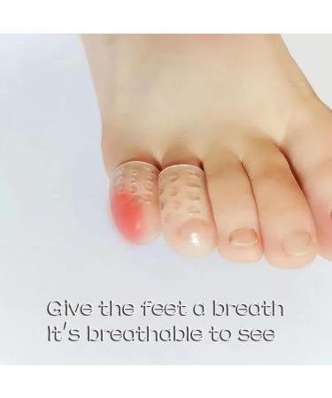 Clear Gel Toe Caps - Breathable Silicone Anti-Friction Toe Protectors (10 Pack) - Buy Online on GoSupps.com