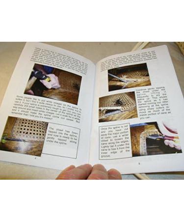 Pressed Cane Webbing Kit - 18x18 Fine Open Mesh, 6' 8 Spline, 5 Wood Wedges, Instruction Booklet by Ed Hammond - Buy Online on GoSupps.com
