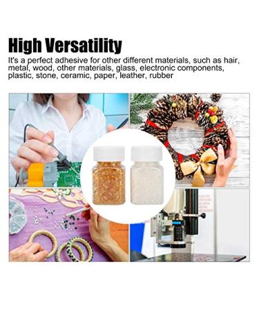 Hair Extension Granulate & Glue Beads | Hot Fusion Keratin Beads - 50g x 2 Bottles | International Shipping - Buy Online on GoSupps.com