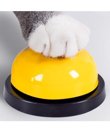 Dongker Pet Training Bells - 2 Pack Dog Door Bells for Potty Communication & Cleanliness - Large Button Yellow - Buy Online on GoSupps.com