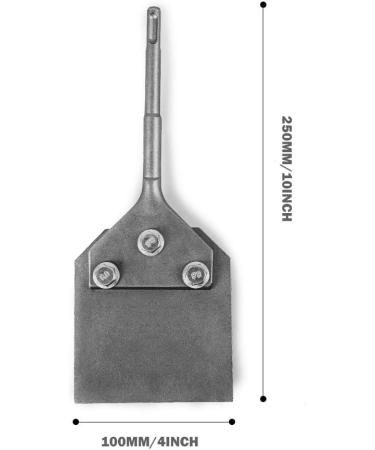 Monkey King Bar 4 Wide SDS Plus Chisel 4x10 Short Handle Floor Scraper - Removes Thinset & Adhesives - Buy Online on GoSupps.com