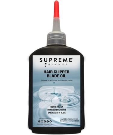 Supreme Trimmer Silver Logo Barber Cape & Clipper Blade Oil - Premium Barbers Kit for Professionals | International Shipping Available - Buy Online on GoSupps.com