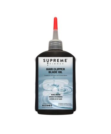 Hair Clipper Blade Oil by Supreme Trimmer - for Lubricating Trimmer & Clipper Blades (4 FL OZ) Corrosion for Anti-Rust - STO710