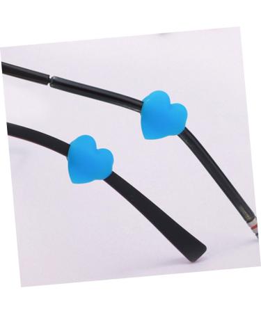 GLEAVI Portable Eyeglass Holder - Small Heart Shaped Eyewear Accessories & Silica Gel Ear Hooks for Kids - 5 Pairs - Buy Online on GoSupps.com