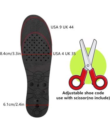Ilovfeot Height Increase Insoles - 4-Layer Air Cushion Shoes Inserts for Men Women | Comfortable & Breathable | Add 3.54 Inches to Your Height - Buy Online on GoSupps.com