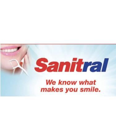Sanitral Tooth Flap Stick - Strong Dental Floss & 2-in-1 Toothpick with Travel Case | 400 Pieces for Family Hotel & Travel - Buy Online on GoSupps.com