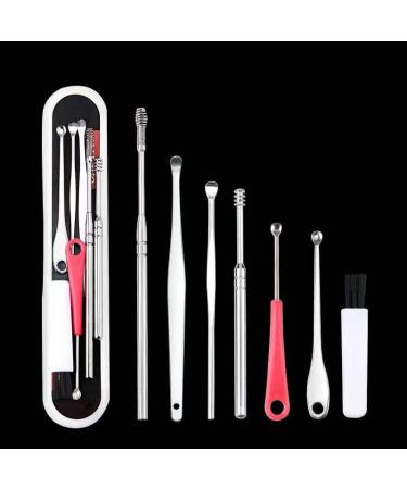 7Pcs Ear Pick Earwax Removal Kit - Portable Ear Cleaner Tool Set With Box - Buy Online on GoSupps.com