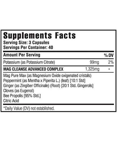 120 Capsules - 7 in 1 Cleanse & Detox for Digestive Health, Weight Loss & Gut Flora by Kappa Nutrition - Buy Online on GoSupps.com