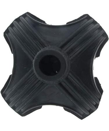 Pack of 2 Anti-Slip Quad Rubber Replacement Tip Base for Elderly Cane Walking Stick Crutches 7/8 Inches Present - Buy Online on GoSupps.com