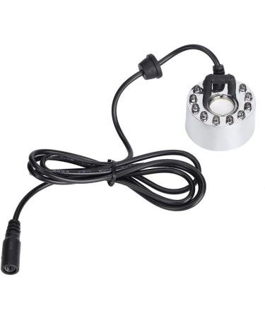 YOUTHINK Mist Maker Aquarium 12 LED Light Color Change Ultrasonic Mist Maker Atomizer Water Fountain Pond Indoor Outdoor Fountain Mister Foggers Silver (UK) - Buy Online on GoSupps.com