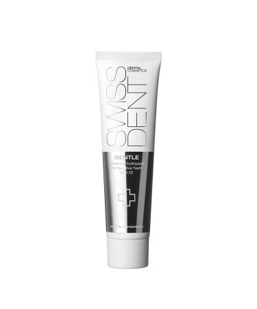 Swissdent Gentle toothpaste 100 ml of gentle whitening toothpaste for sensitive teeth gentle & gentle cleaning for healthy & white teeth 100 ml (1 Pack)