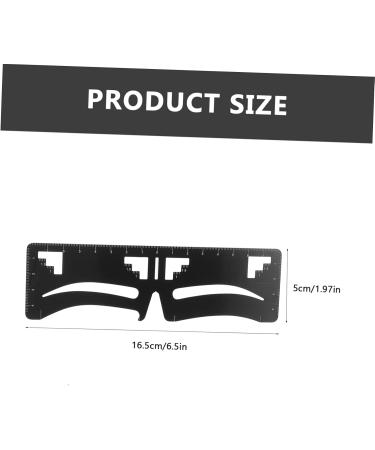 DOITOOL 6 Pcs Eyebrow Ruler Eyebrow Shape Designer Stencils Makeup Assist Device Eyebrow Trimming Template - Buy Online on GoSupps.com