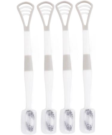 2-in-1 Tongue Brush & Toothbrush - Ergonomic Oral Care Tool for Fresh Breath | Ideal for All Ages - Buy Online on GoSupps.com