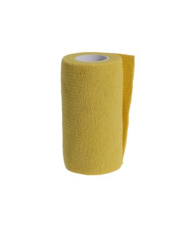 Healvian Rolls Athletic Tape Non Woven Tape Self-Adhesive Tape Self-Adhesive Pet Knee Pads Yellow Medium