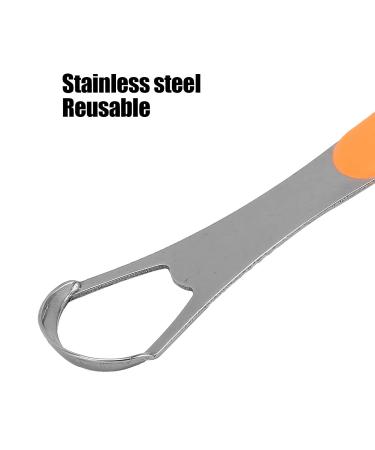 Stainless Steel Tongue Cleaner - Professional Bad Breath Relief for Adults & Kids | Travel-Friendly Oral Care - Buy Online on GoSupps.com