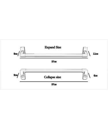 Bathroom Grab Bar Safety Support Rail Bathroom Safety Folding Grab Bar Zinc Alloy Barrier-free Grab Bar Disabled erly Pregnan - Buy Online on GoSupps.com