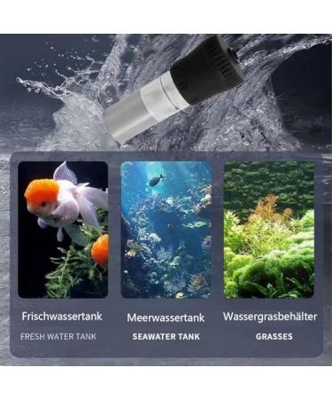 Gerui 25W USB Aquarium Heater & Temperature Controller - LED Display Suction Cups Built-in Thermometer for Fresh & Salt Water - Buy Online on GoSupps.com