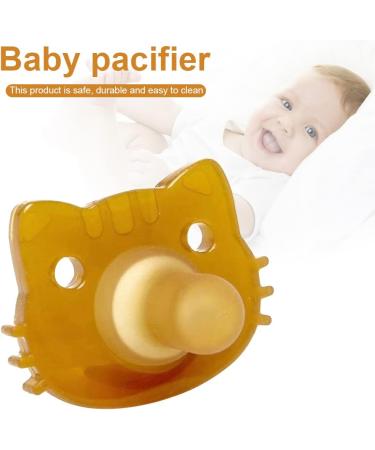 Buy Hongjingda Cute Cat-Shaped Newborn Pacifier | Food Grade Silicone Soothie for Babies | Ideal for Children's Room & Hospitals - Buy Online on GoSupps.com