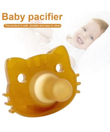 Cute Cat Silicone Pacifier for Newborns | Soothing Newborn Essentials | Baby Pacifier with Ventilation Openings for Boys & Girls - Buy Online on GoSupps.com
