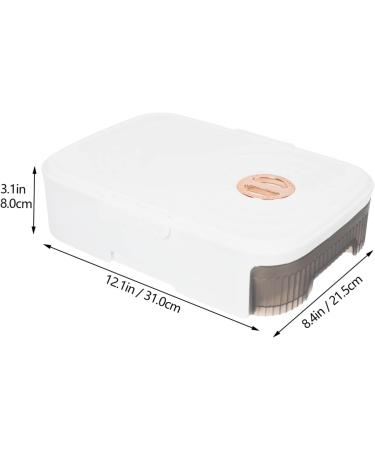 RORPOIR Box Refrigerator Egg Carton Eggs Egg Storage Container for Refrigerator Egg Tray Container Automatic - Buy Online on GoSupps.com