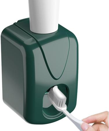 Toothpaste Squeezer Dispenser | Automatic Toothpaste Dispenser Organizer | Detachable Cleaning Squeeze Tool for Business Trip Dormitory Home Travel Green - Buy Online on GoSupps.com