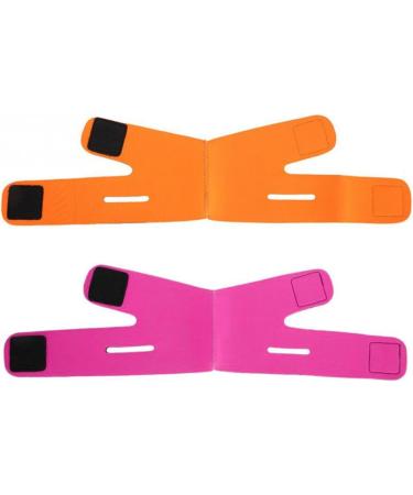 Face Slimming Strap Facial Slimming Mask Double Chin Reducer for Women Thin Neck Facelift Rose Red V Shape Mask - Buy Online on GoSupps.com