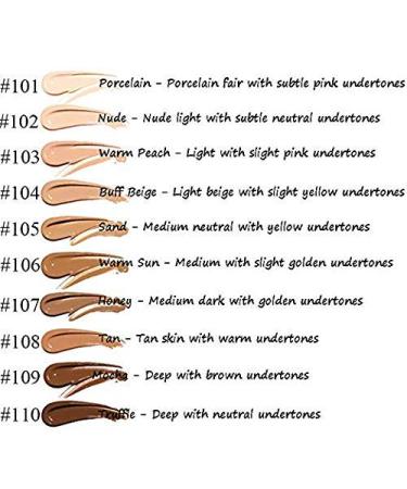 PHOERA Matte Oil Control Concealer Foundation Cream 30ml - Long Lasting Waterproof Formula in 102 Nude - Buy Online on GoSupps.com