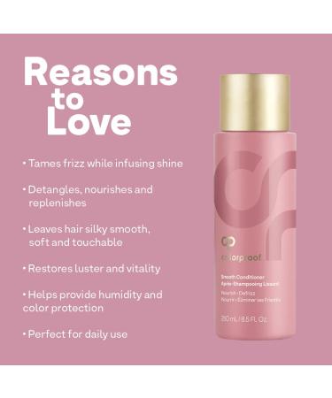 Colorproof Smooth Conditioner 8.5oz - Frizz Control for Color-Treated Hair | Sulfate-Free & Vegan - Buy Online on GoSupps.com