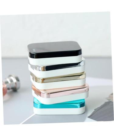 Buy Healvian Travel Case for Contact Lenses - Durable Plastic Container Mirror & Holder - Convenient Storage for Glasses & Lens Care - 8.3x6.2x2.1cm - Blue - Buy Online on GoSupps.com