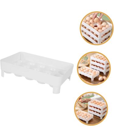 DOITOOL Egg Storage Box Refrigerator Egg Holder Egg Storage Tray Egg Tray Household re-usable - Buy Online on GoSupps.com