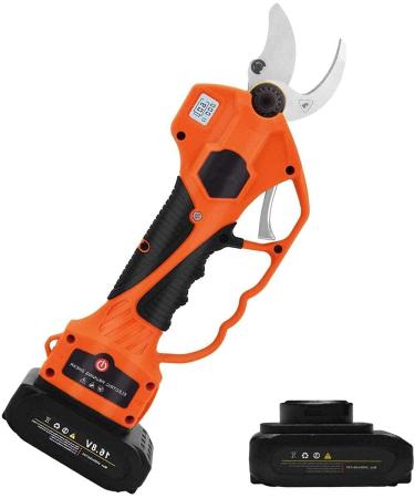 Electric Pruning Shears Rechargeable 2Ah Battery 16.8V 30Mm 1.2 Inch Diameter Professional Cordless Tree Branch Cutter Scissors Small Gift