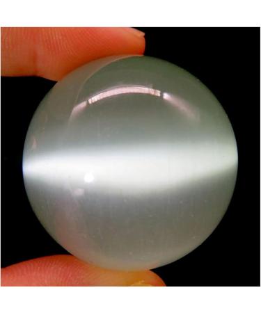 Ornament 1pc Natural White Cat Eye Stone Quartz Crystals Sphere Balls for Gift (Color : 1pc 90-100mm) - Buy Online on GoSupps.com