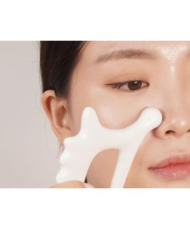 Roy Rosa 100% Ceramic Gua Sha - Acupuncture Therapy for Face & Body | Reduces Fine Lines Wrinkles Muscle Tension | Made in South Korea - Buy Online on GoSupps.com