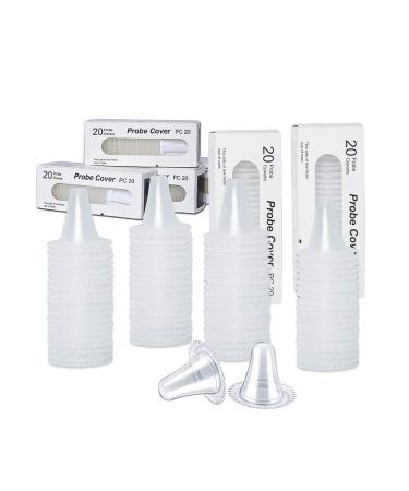 200 pieces replacement protective caps Kraeoke Braun Thermoscan protective cap for all Braun Thermoscan ear thermometers and fever thermometers