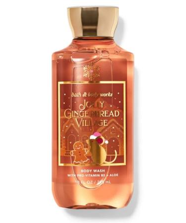 Bath Body Jolly Gingerbread Village Cleansing Body Wash - 10 Oz