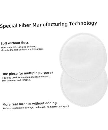 FRCOLOR 500 Pieces Thick Overlock Cotton Make-Up Pads Makeup Supply Makeup Accessories Travel Accessories Cosmetic Accessory Round Face Pads Makeup Remover Tool - Buy Online on GoSupps.com