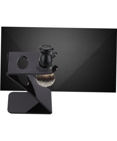 Angoily Razor Stand | Salon Beauty Tool & Brush Rack for Men | Acrylic Shaver Holder & Beard Brush Stand - Ideal Hairdressing Accessories - Buy Online on GoSupps.com