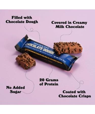 NEW FLAVORS Barebels Protein Bars Variety Pack Chocolate Dough & Cookies & Caramel 20g Protein Low Sugar 1.9oz Bars 8-Count - Buy Online on GoSupps.com