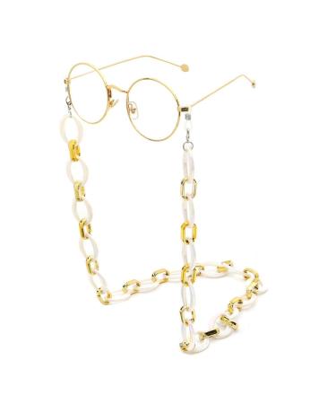 Glasses chains and lanyards glasses rope hanging neck metal chain glasses environmental protection glasses chain 70 gold