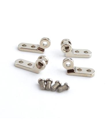 10 sets 3 mm wide glasses hinges suitable for Traveler plastic frame hinges for the glasses repair universal hinges for round glasses