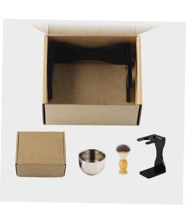 Minkissy 4 Sets Razor Kit - Stainless Steel Shaving Bowl & Stand - Perfect Gift for Men - Buy Online on GoSupps.com
