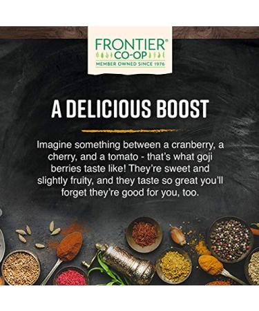 Buy Frontier Natural Products Whole Goji Berries 16 oz - Organic Superfood - Buy Online on GoSupps.com