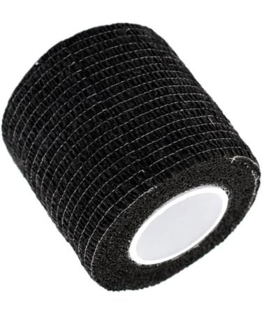 Self-Adherent Wrap Waterproof Elastic Bandage Tape - Breathable Black Athletic Wrap 5x450cm | International Shipping Available - Buy Online on GoSupps.com