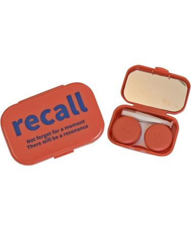Buy Aieibuy Colorful Contact Lens Container Set - Cute & Compact Storage for Travel - Outdoor Use - Beige - Buy Online on GoSupps.com