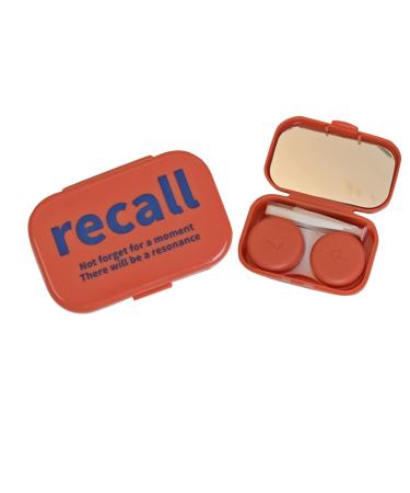 Travel Suitcase Holder Kits Including Remover Tool with Tweezers Travel Cases with Storage Set Cute Small Orange