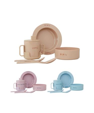 Design Letters Mini Favourite Starter Set- Beige | Non-Toxic and 100% BPA-Free BPS-Free and phthalates-Free.