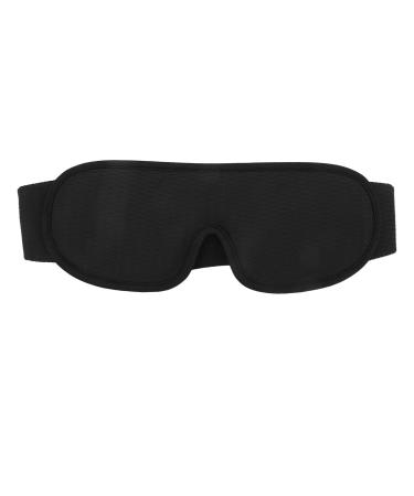 Sleep Mask for Side Sleeper Light Blocking 3D Sleeping Eye Mask Sleep Eye Mask for Men Women Soft Breathable Lightweight for Sleeping Yoga Traveling (Black)